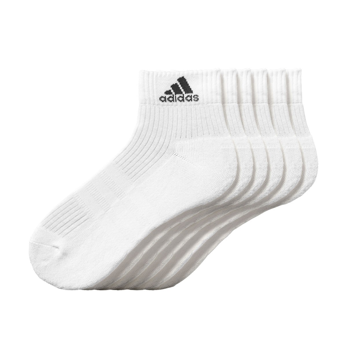 Calcetines adidas 3S Performance Ankle Half Cushioned 6pp Blanco 