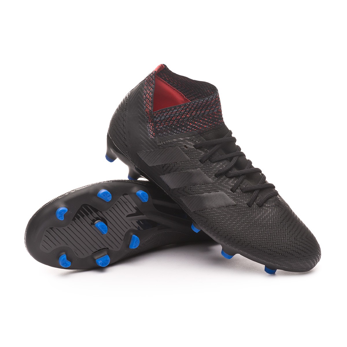 Scarpe adidas Nemeziz 18.3 FG Core black-Football blue - Negozio di calcio  Fútbol Emotion