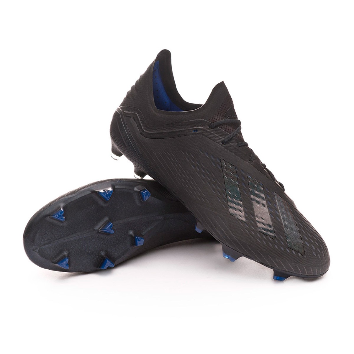 Football Boots adidas X 18.1 FG Core black-Bold blue - Football store  Fútbol Emotion