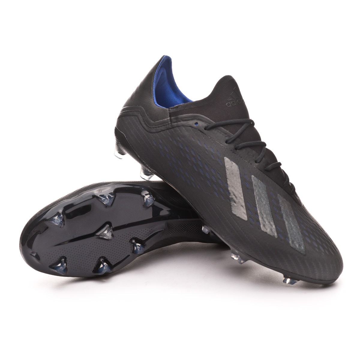 Scarpe adidas X 18.2 FG Core black-Bold blue - Negozio di calcio Fútbol  Emotion