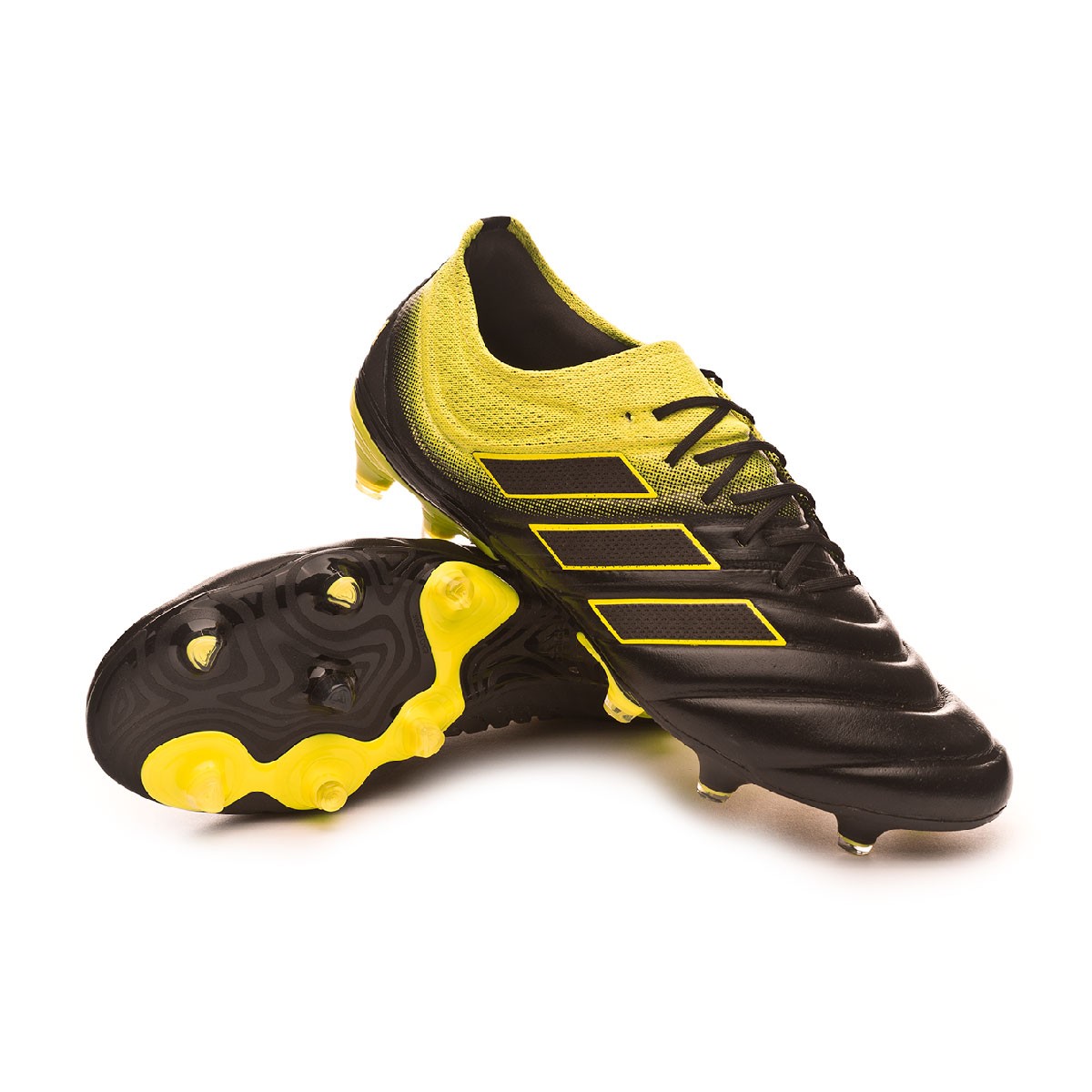 adidas football boots yellow and black