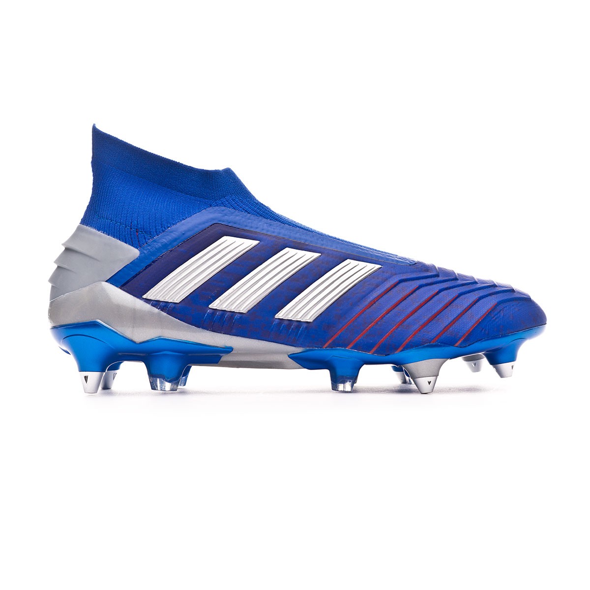 Scarpe adidas Predator 19+ SG Bold blue-Silver metallic-Active red -  Negozio di calcio Fútbol Emotion