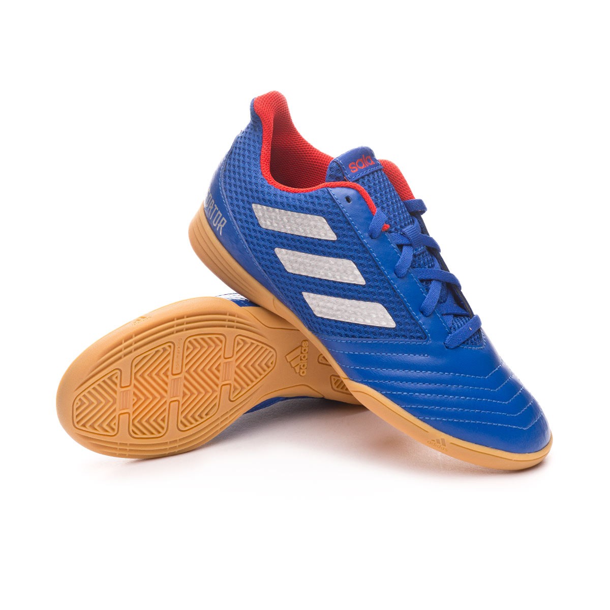 Futsal Boot adidas Kids Predator Tango 19.4 IN Sala Bold blue-Silver  metallic-Active red - Football store Fútbol Emotion