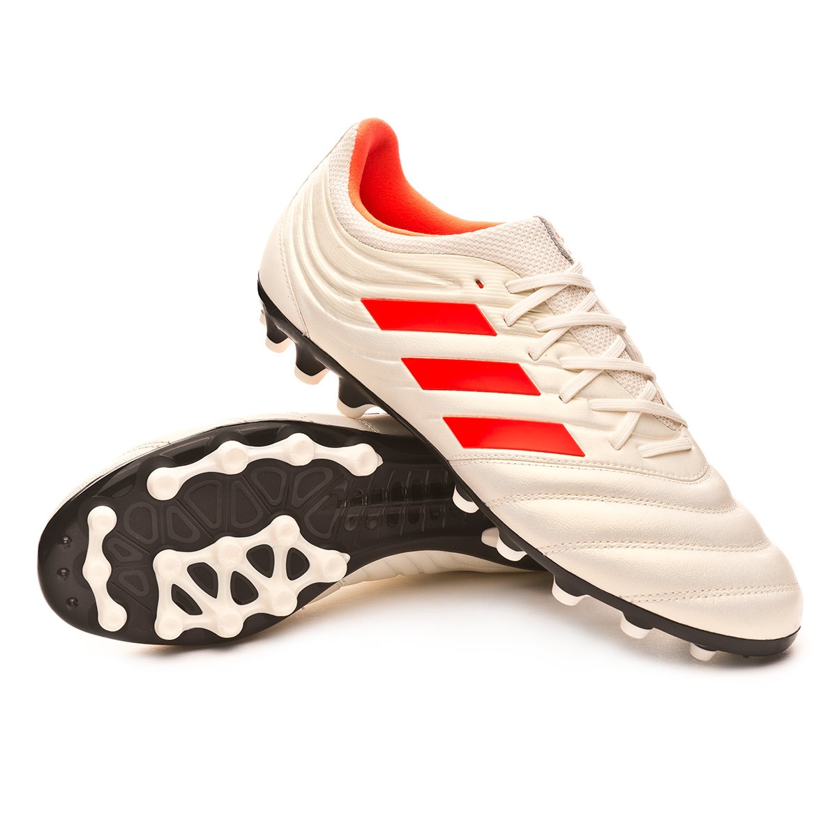 Football Boots adidas Copa 19.3 AG Off white-Solar red-Core black -  Football store Fútbol Emotion