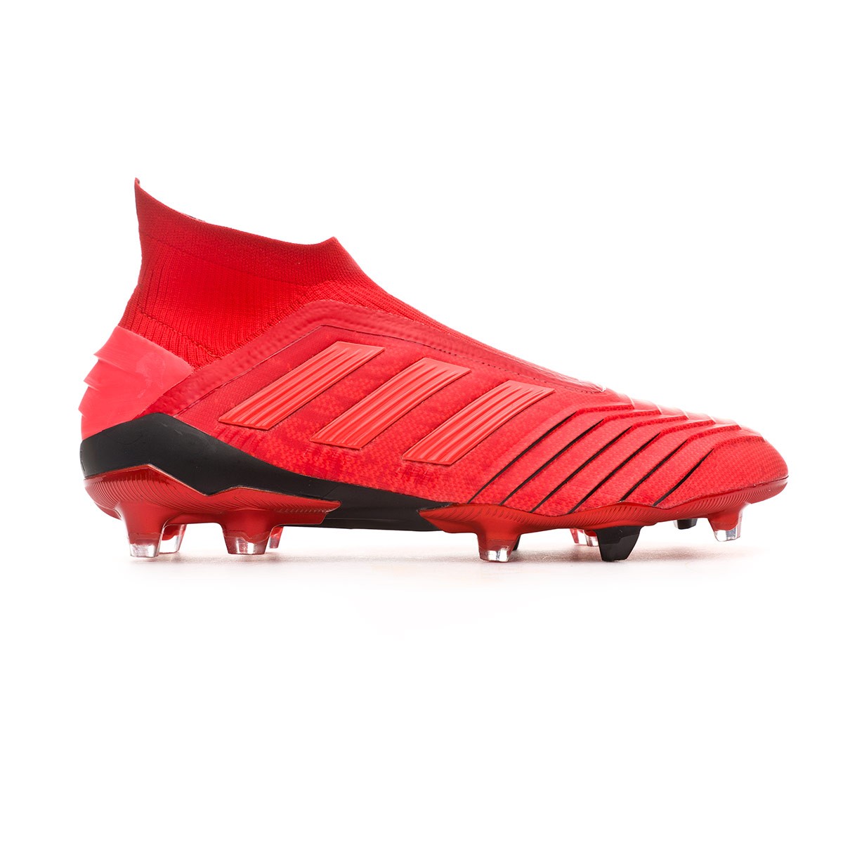 Football Boots adidas Predator 19+ FG Active red-Solar red-Core 
