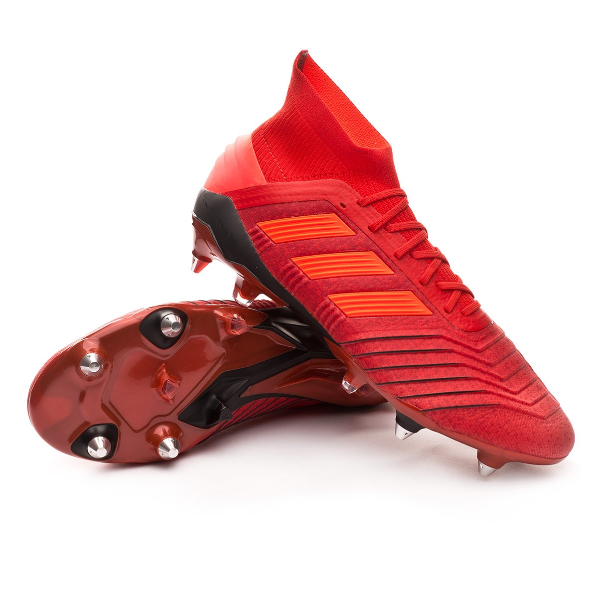Bota de fútbol adidas Predator 19.1 SG Active red-Solar red-Core black -  Tienda de fútbol Fútbol Emotion