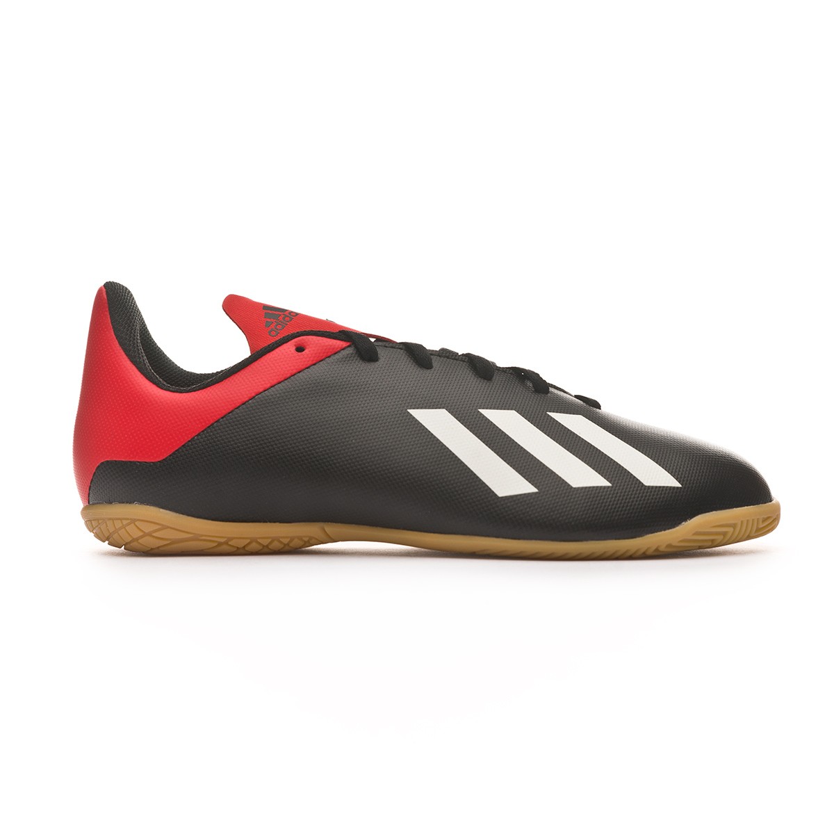 Futsal Boot adidas Kids X Tango 18.4 IN Core black-Off white-Active red -  Football store Fútbol Emotion