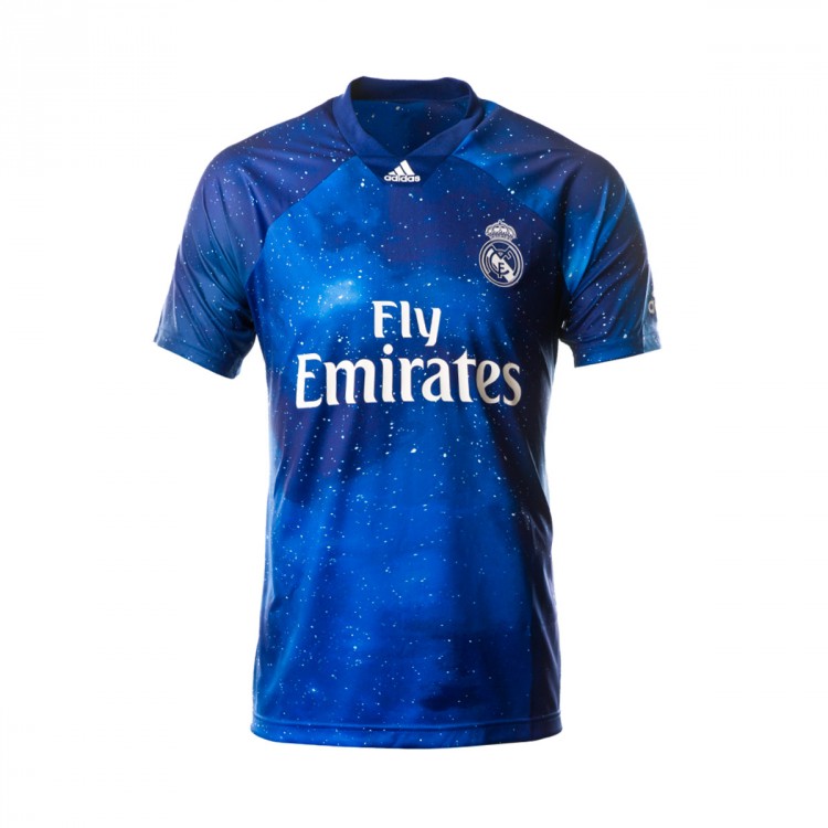 Camiseta adidas Real Madrid EA 2018-2019 Azul - Tienda de fútbol Fútbol Emotion