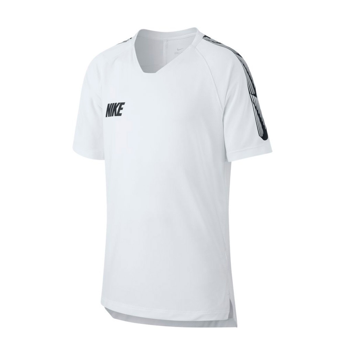 Camiseta Nike Breathe Dri-FIT Squad Niño White-Black - Tienda de fútbol  Fútbol Emotion