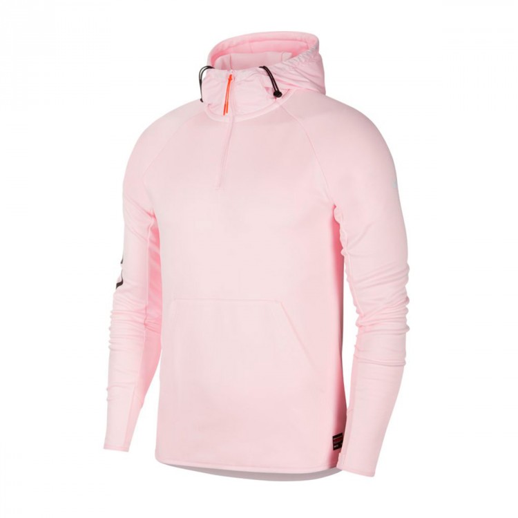 nike pink foam hoodie
