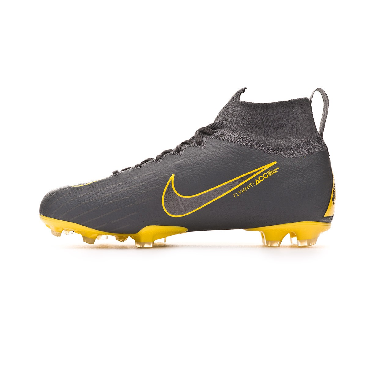 Football Boots Nike Kids Mercurial Superfly VI Elite FG Dark grey-Black -  Football store Fútbol Emotion