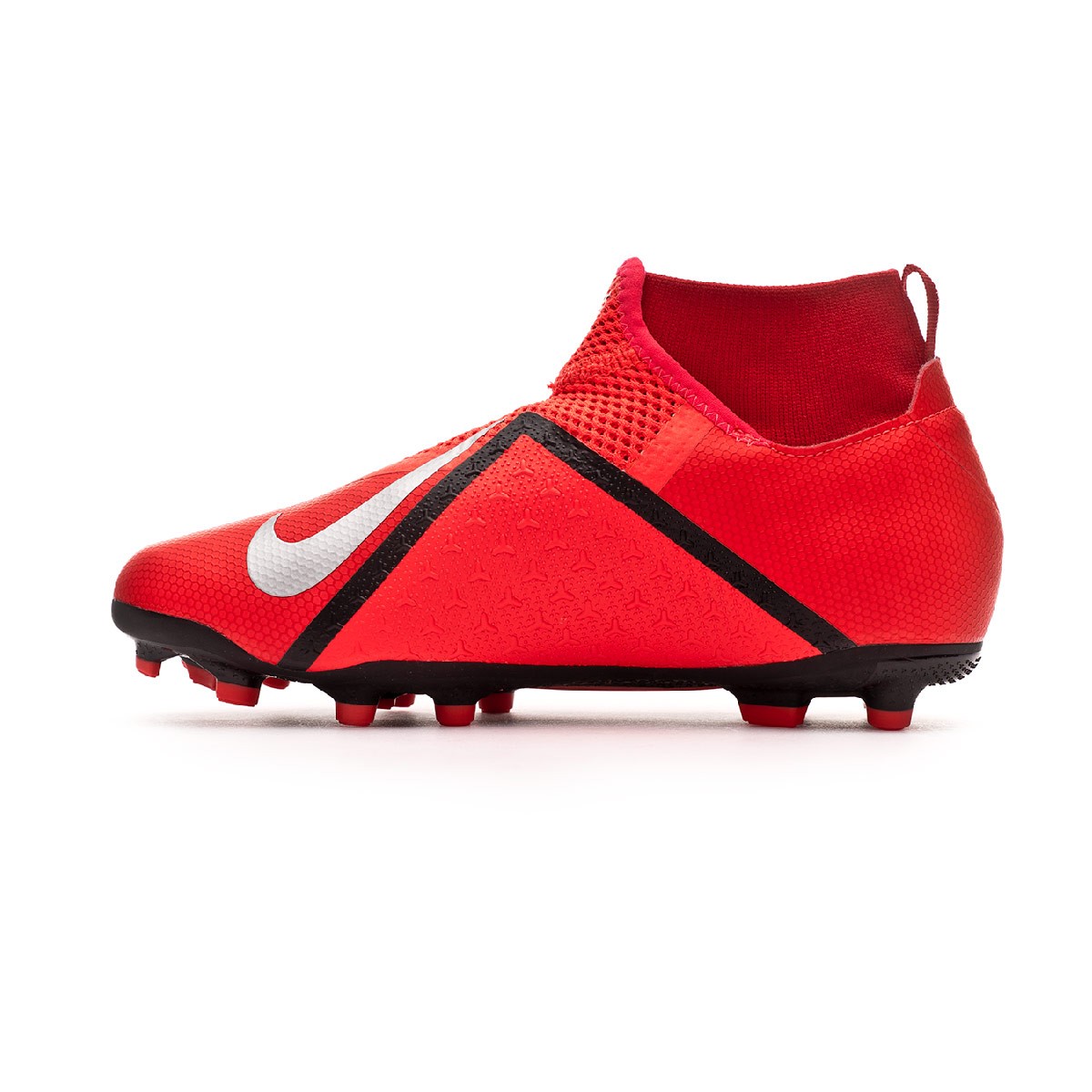 Football Boots Nike Phantom Vision Academy DF FG/MG Niño Bright  crimson-Metallic silver - Football store Fútbol Emotion