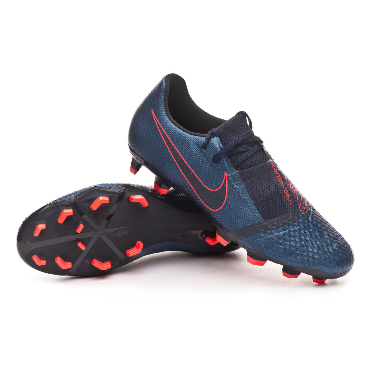 Football Boots Nike Phantom Venom Academy FG Obsidian-White-Black-Racer  blue - Football store Fútbol Emotion