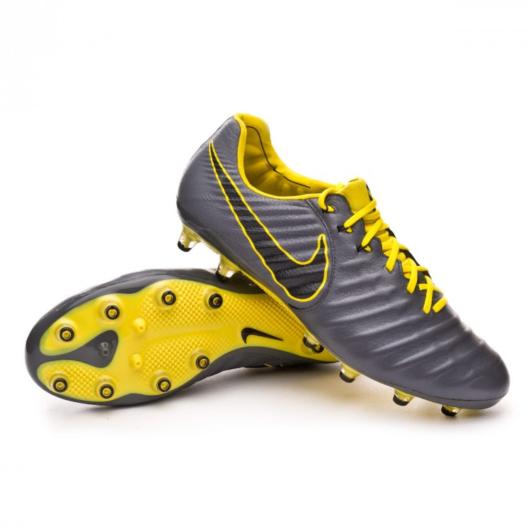 Football Boots Nike Tiempo Legend VII Elite AG-Pro Dark grey-Black-Optical  yellow - Football store Fútbol Emotion