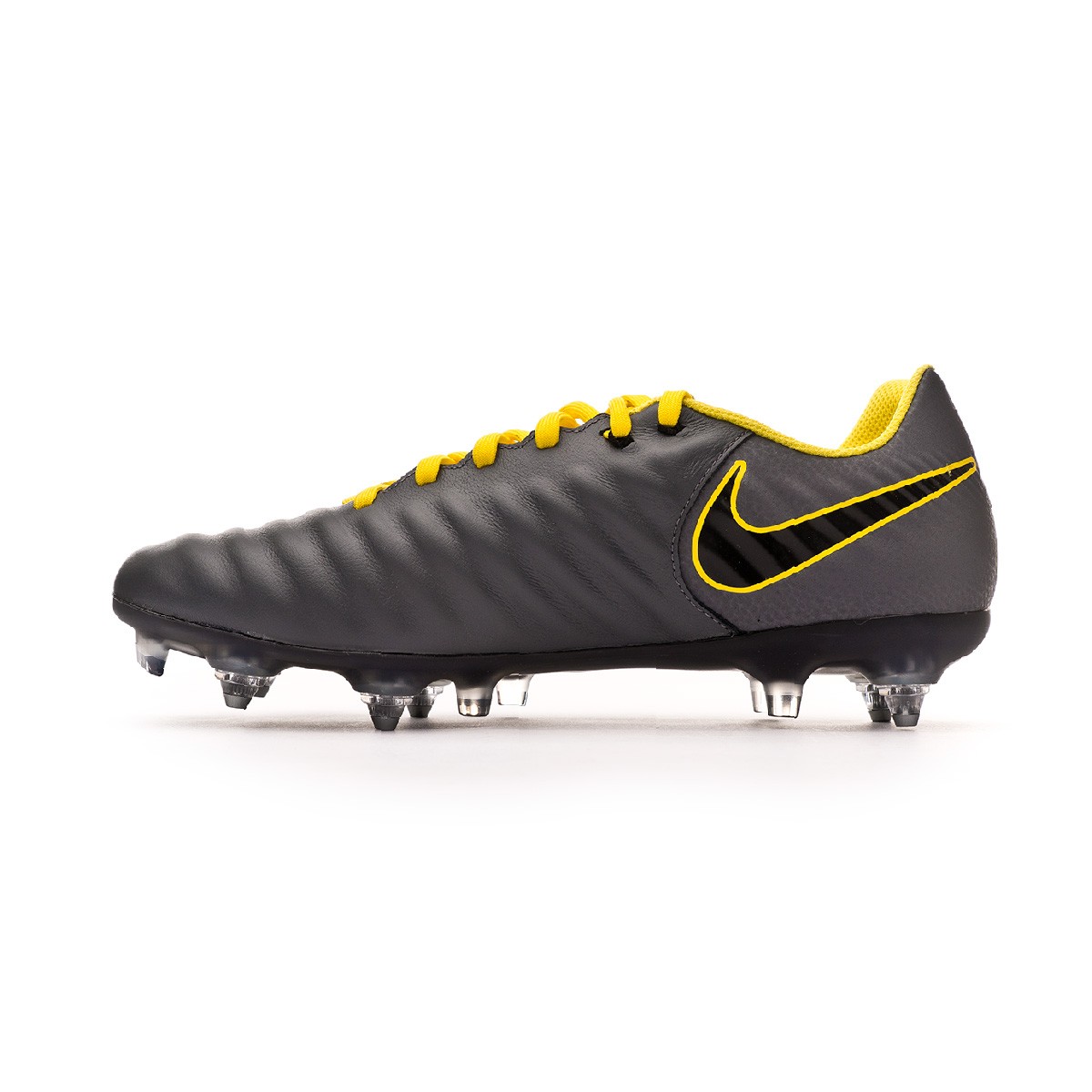 Football Boots Nike Tiempo Legend VII Academy SG-Pro ACC Dark  grey-Black-Optical yellow - Football store Fútbol Emotion