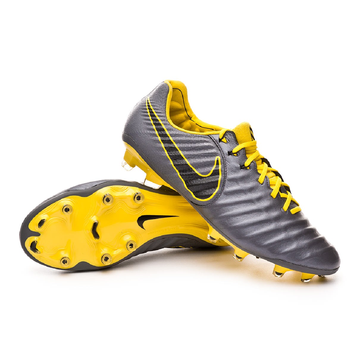 Bota de fútbol Nike Tiempo Legend VII Elite FG Dark grey-Optical  yellow-Black - Tienda de fútbol Fútbol Emotion