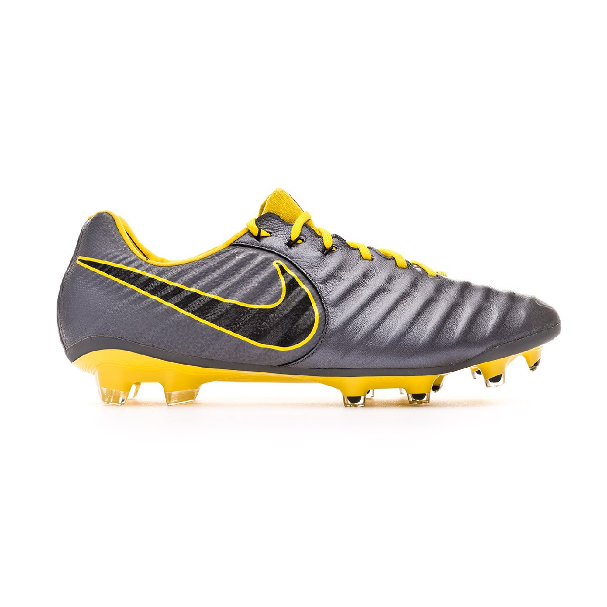 nike tiempo grey and yellow
