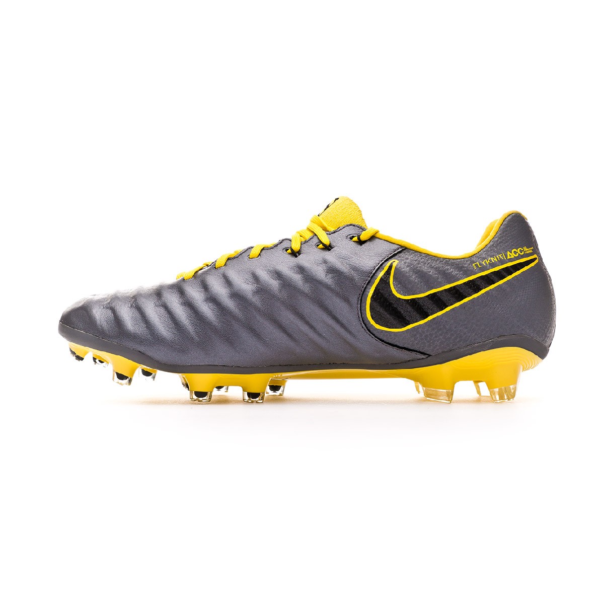 Football Boots Nike Tiempo Legend VII Elite FG Dark grey-Optical  yellow-Black - Football store Fútbol Emotion