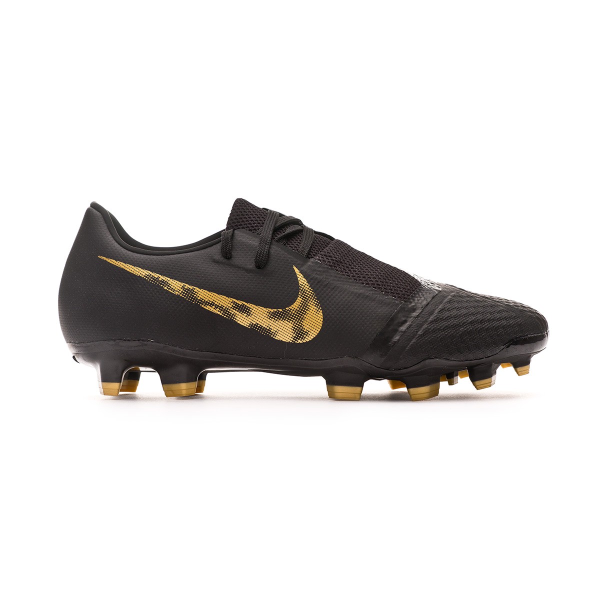 nike black and gold boots