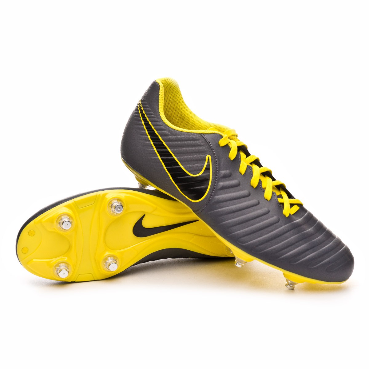 Football Boots Nike Tiempo Legend VII Club SG Dark grey-Black-Optical  yellow - Football store Fútbol Emotion