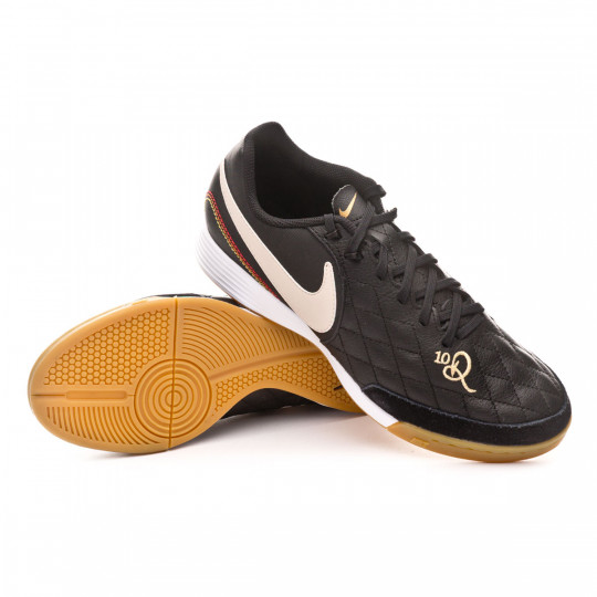 Futsal Boot Nike Tiempo LegendX VII Academy 10R IC Black-Light  orewood-Metallic gold - Football store Fútbol Emotion