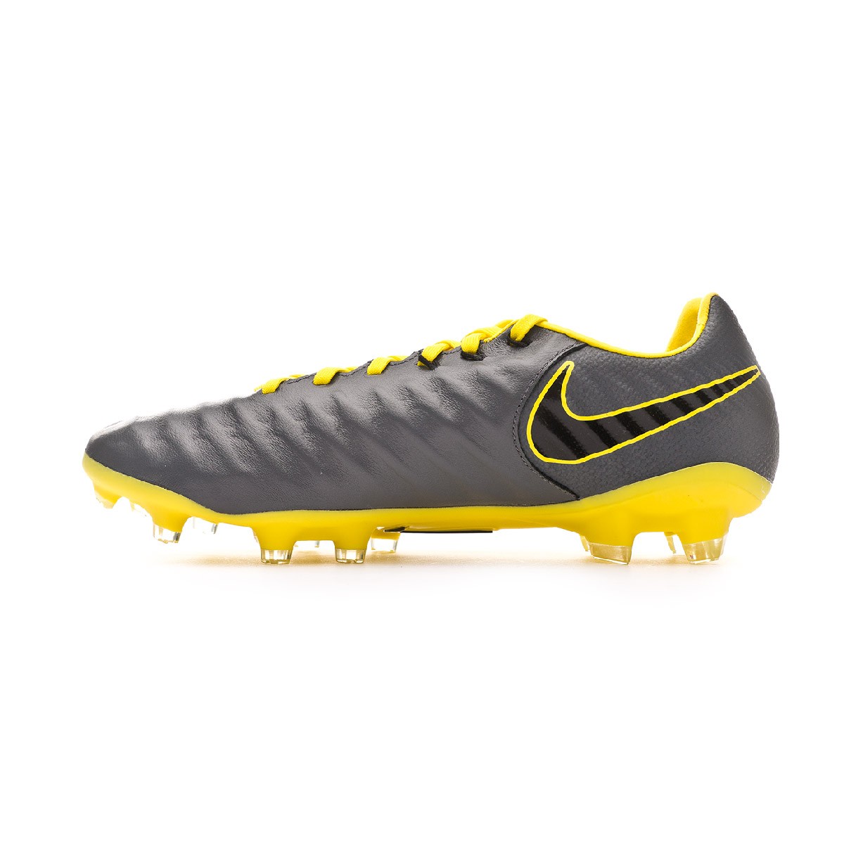 Bota de fútbol Nike Tiempo Legend VII Pro FG Dark grey-Black-Optical yellow  - Tienda de fútbol Fútbol Emotion