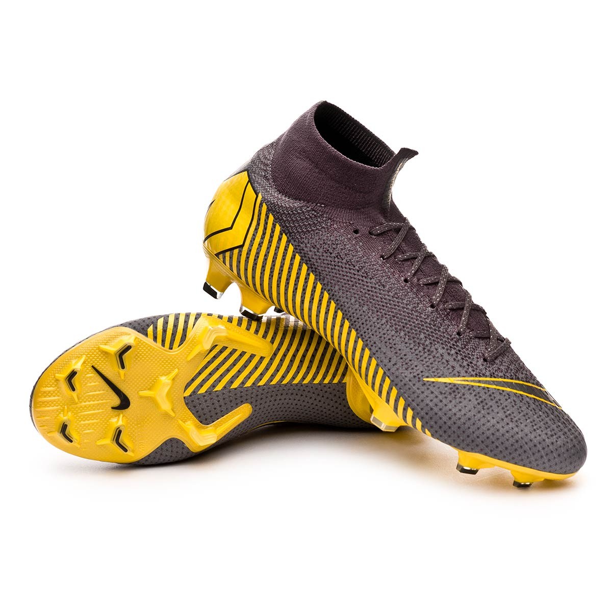 Football Boots Nike Mercurial Superfly VI Elite FG Thunder grey-Black-Dark  grey - Football store Fútbol Emotion