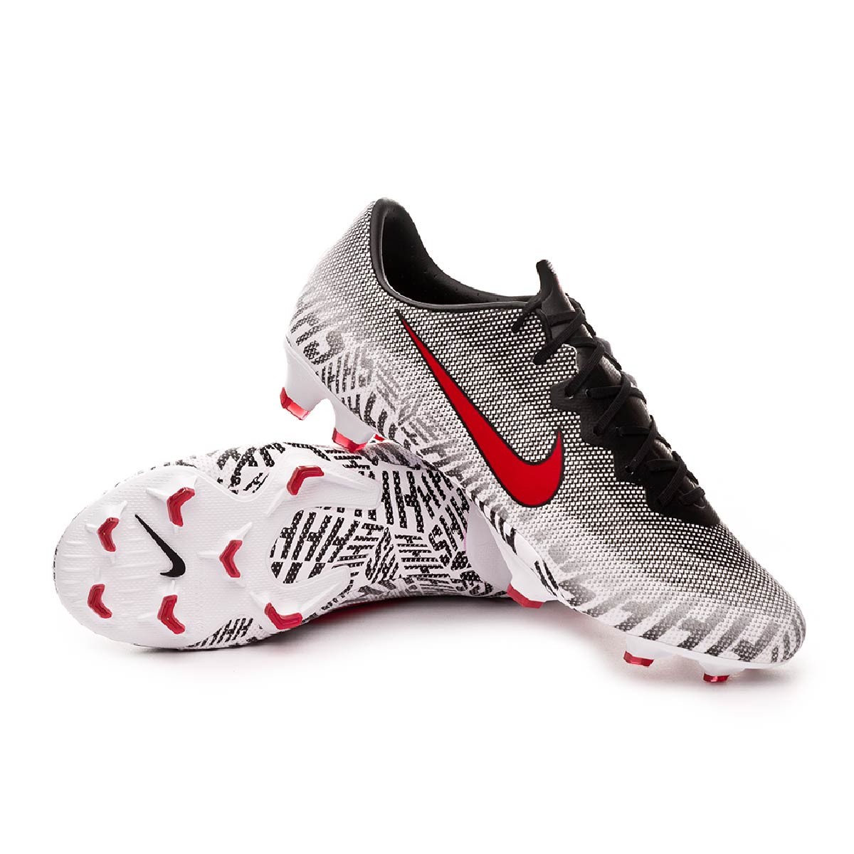 Football Boots Nike Mercurial Vapor XII Pro Neymar Jr FG White-Challenge  red-Black - Football store Fútbol Emotion