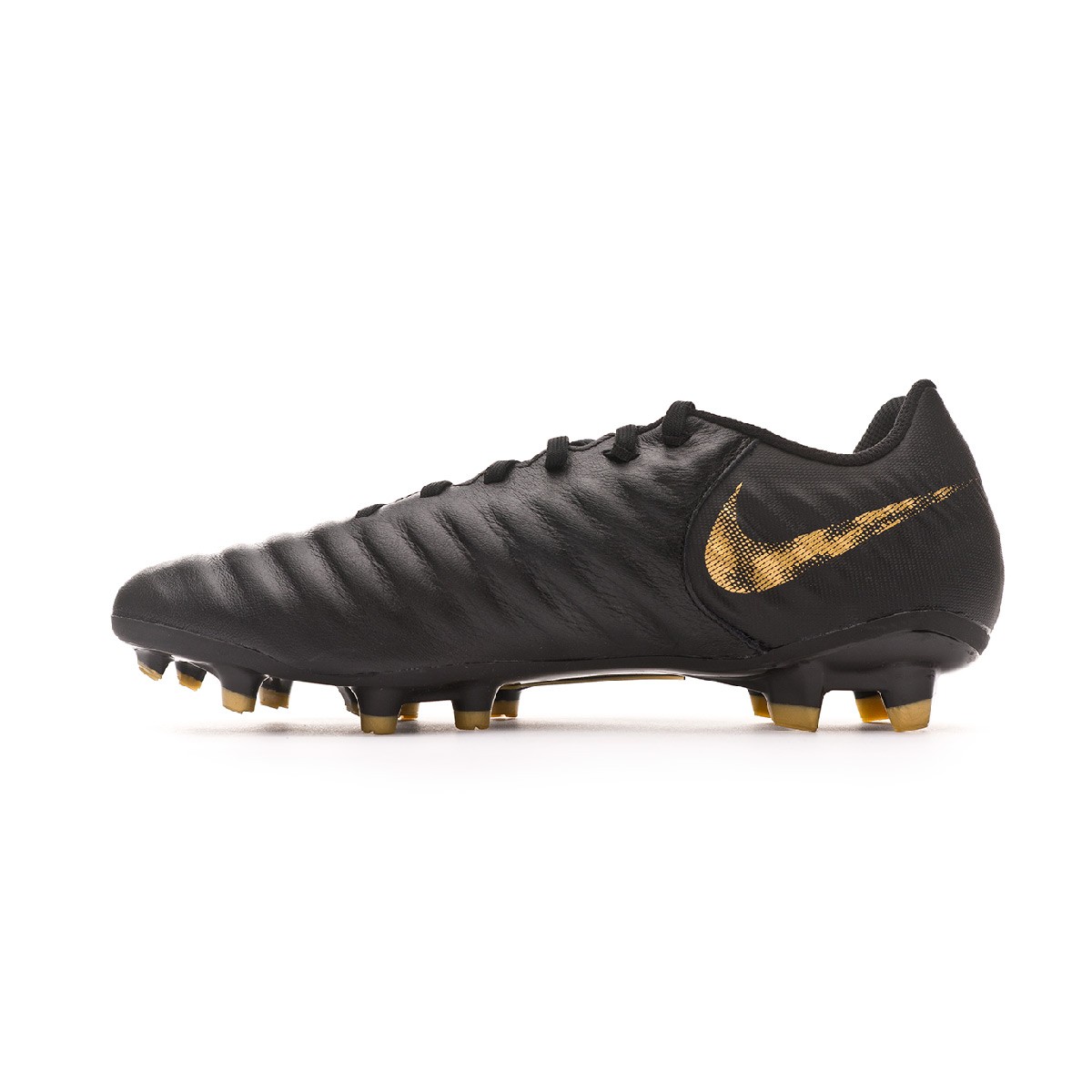 Football Boots Nike Tiempo Legend VII Academy FG Black-Metallic vivid gold  - Football store Fútbol Emotion