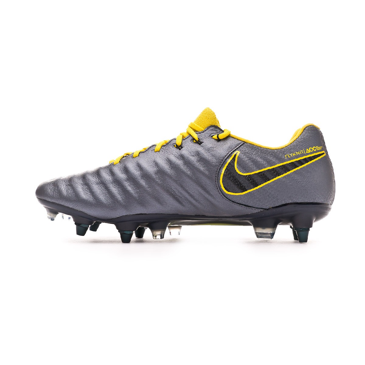 Football Boots Nike Tiempo Legend VII Elite Anti-Clog SG-Pro Dark  grey-Optical yellow-Black - Football store Fútbol Emotion