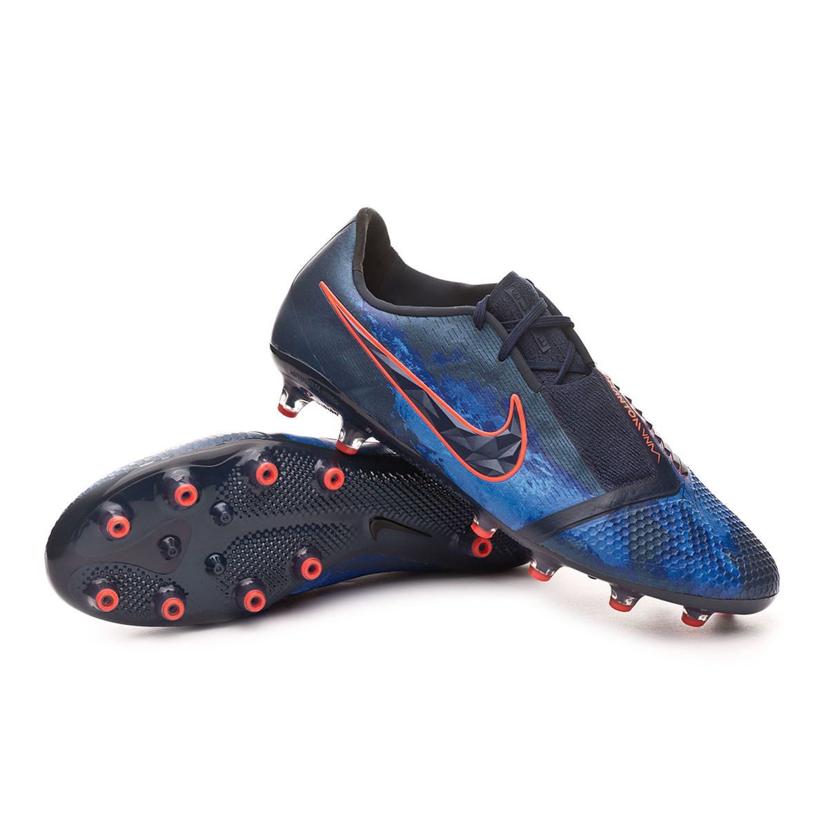 Football Boots Nike Phantom Venom Elite AG-Pro Obsidian-White-Black-Racer  blue - Football store Fútbol Emotion