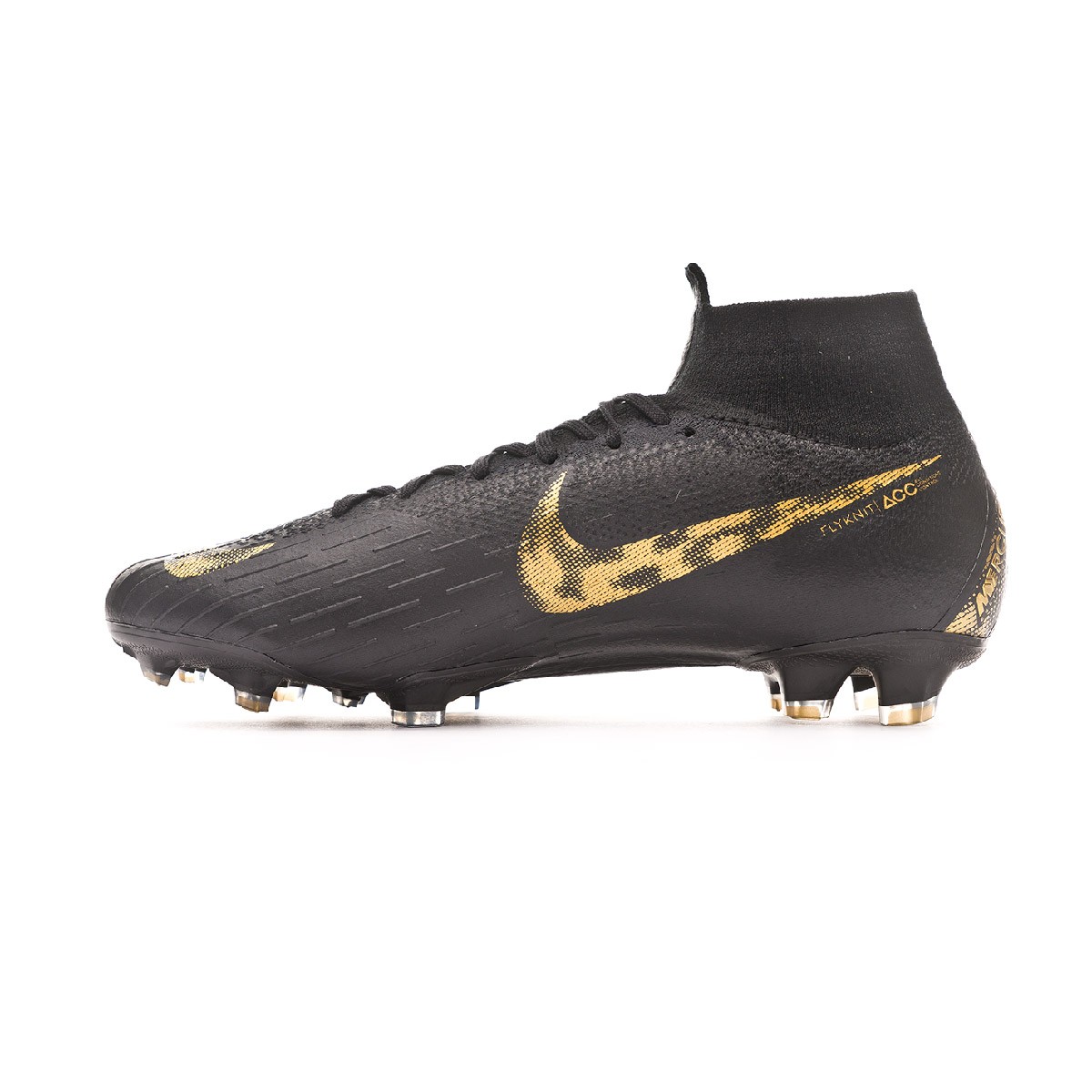 nike superfly 6 black and gold