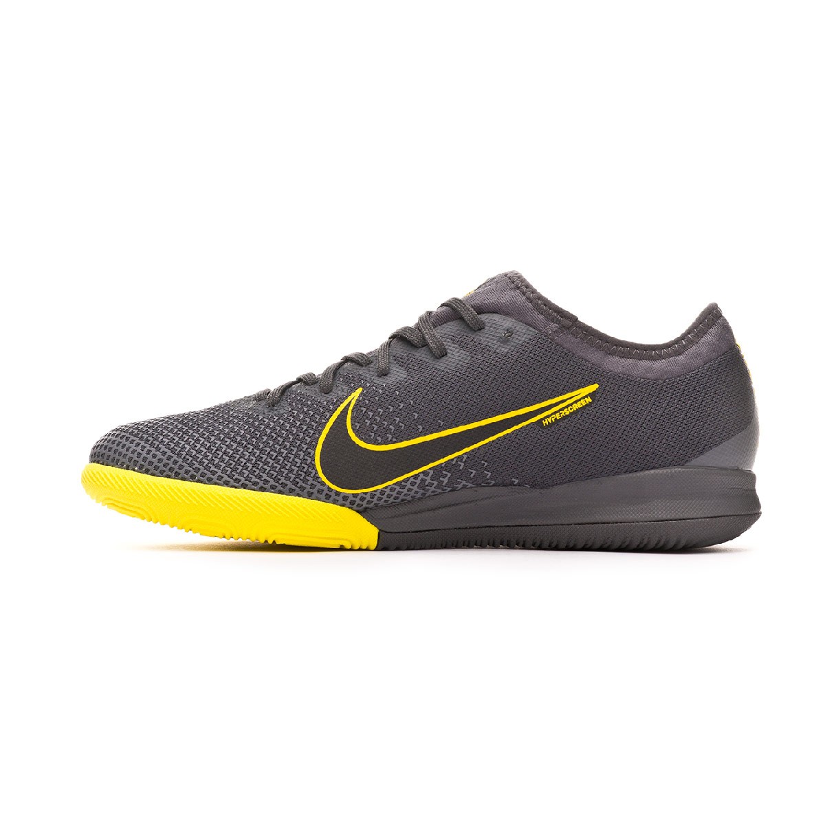 Futsal Boot Nike Mercurial VaporX XII Pro IC Anthracite-Optical yellow-Dark  grey-Black - Football store Fútbol Emotion