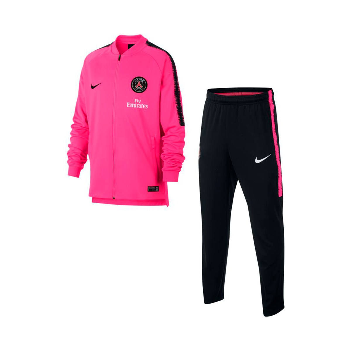 Mucho paralelo Descompostura Chándal Nike Paris Saint-Germain Squad 2018-2019 Niño Hyper pink-Black -  Fútbol Emotion