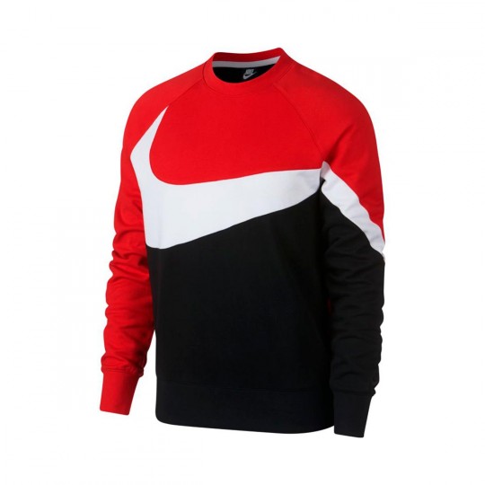 red black and white nike sweatshirt