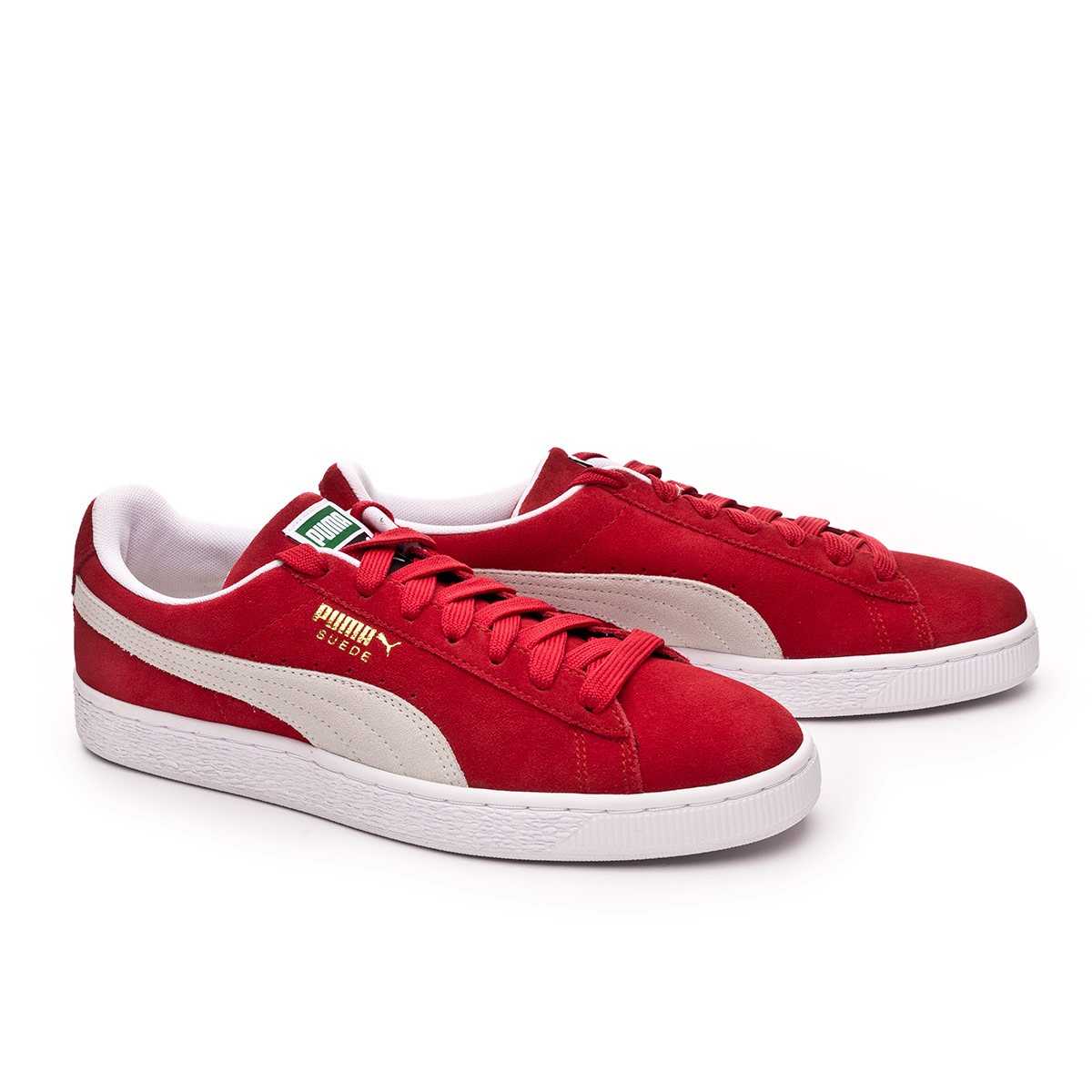 puma boots red and white