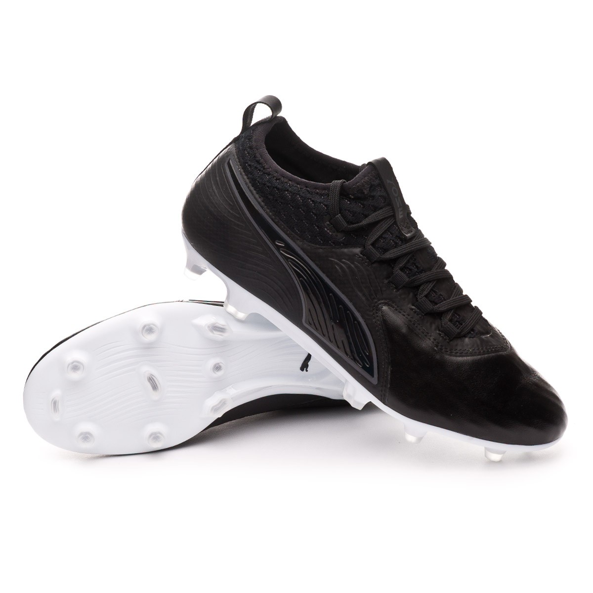 Zapatos de fútbol Puma One 19.2 FG/AG Black-White - Tienda de fútbol Fútbol  Emotion