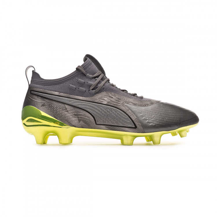 Football Boots Puma One 19 1 Ltd Ed Fg Ag Aged Silver Charcoal