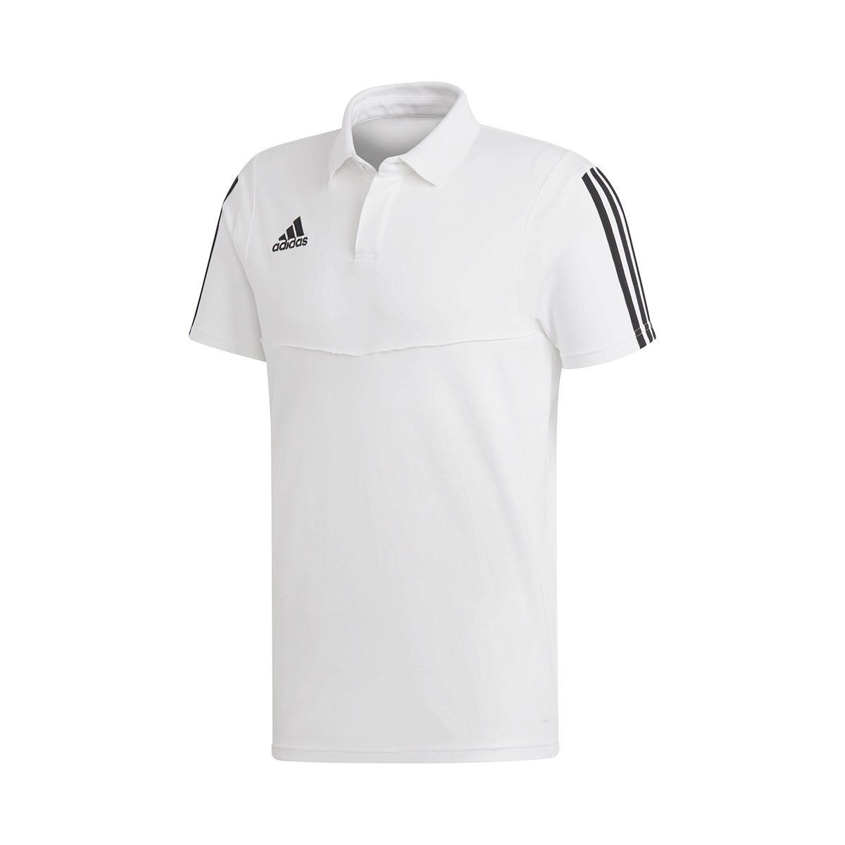 Polo shirt adidas Tiro 19 White-Black 