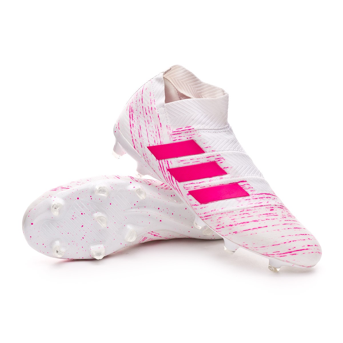 adidas pink laceless football boots