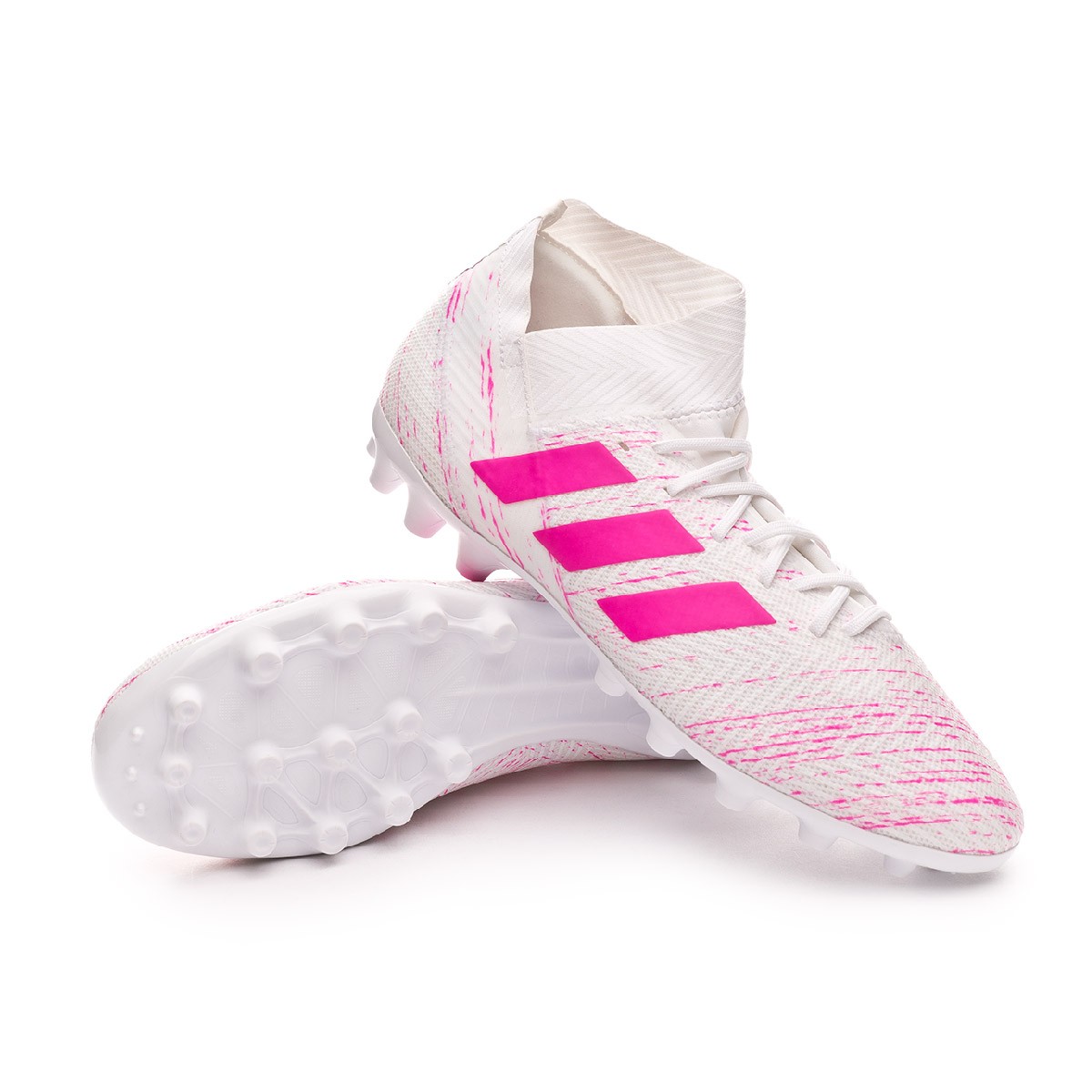 Scarpe adidas Nemeziz 18.3 AG White-Shock pink - Negozio di calcio Fútbol  Emotion