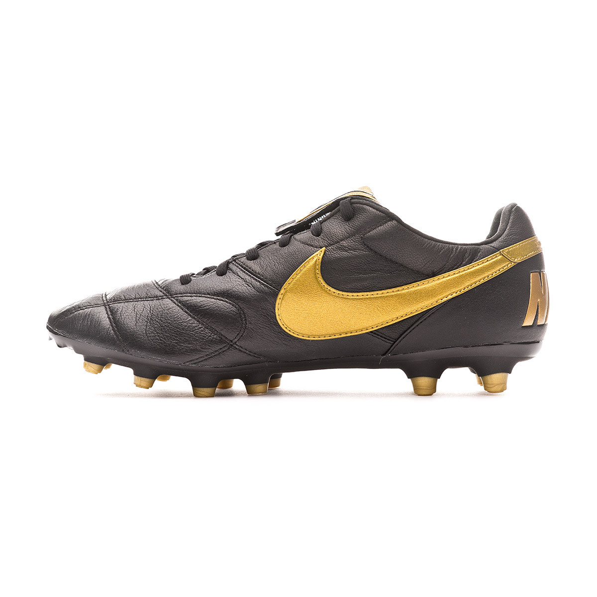 Football Boots Nike Tiempo Premier II FG Black-Metallic vivid gold-Black -  Football store Fútbol Emotion