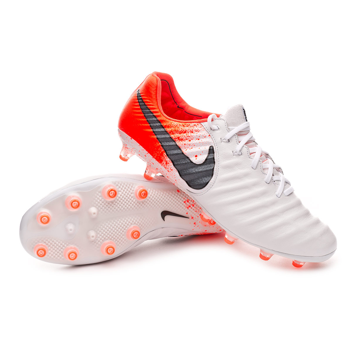 Football Boots Nike Tiempo Legend VII Elite AG-Pro White-Black-Hyper  crimson - Football store Fútbol Emotion