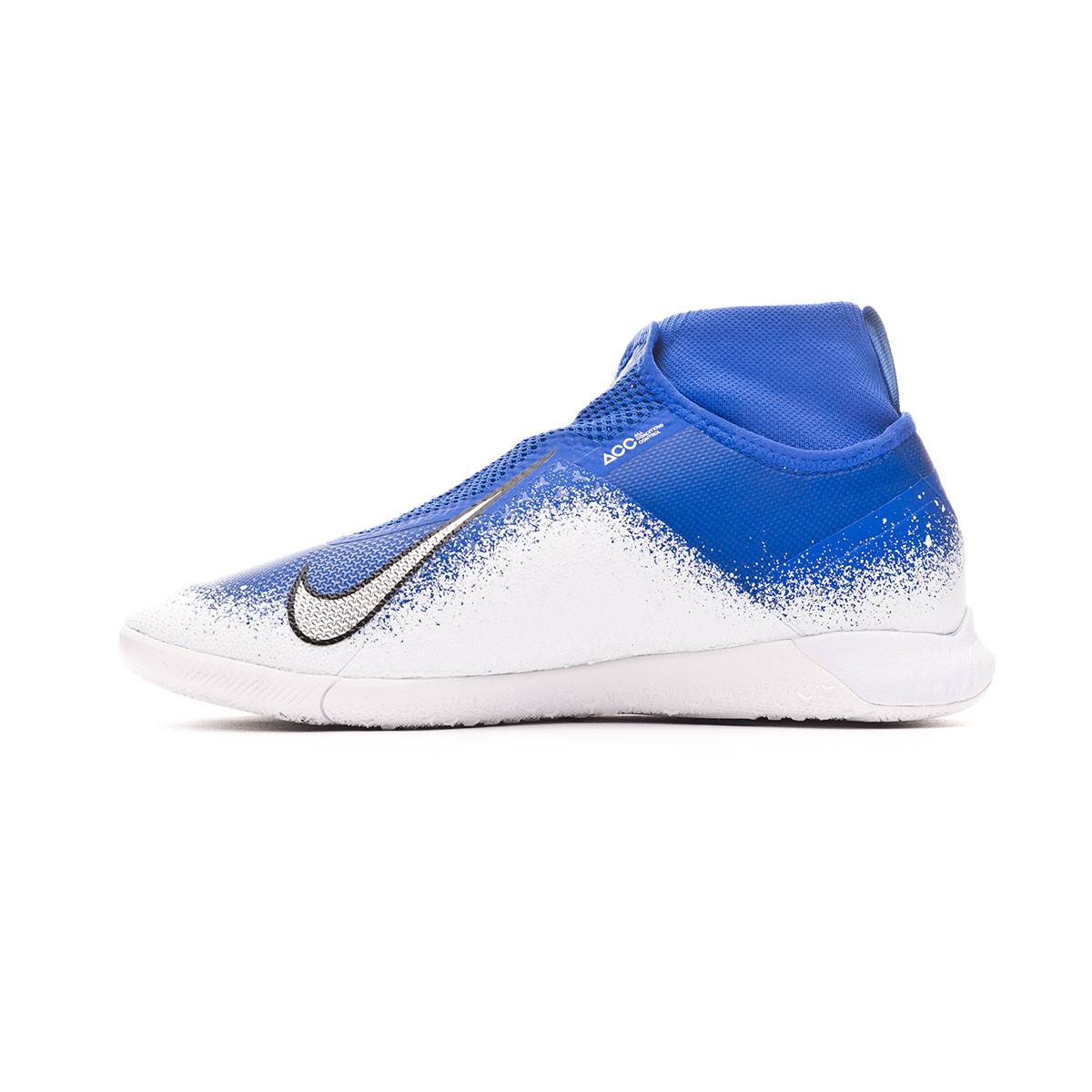 Scarpe Nike React Phantom Vision Pro DF IC Racer blue-Chrome-White -  Negozio di calcio Fútbol Emotion