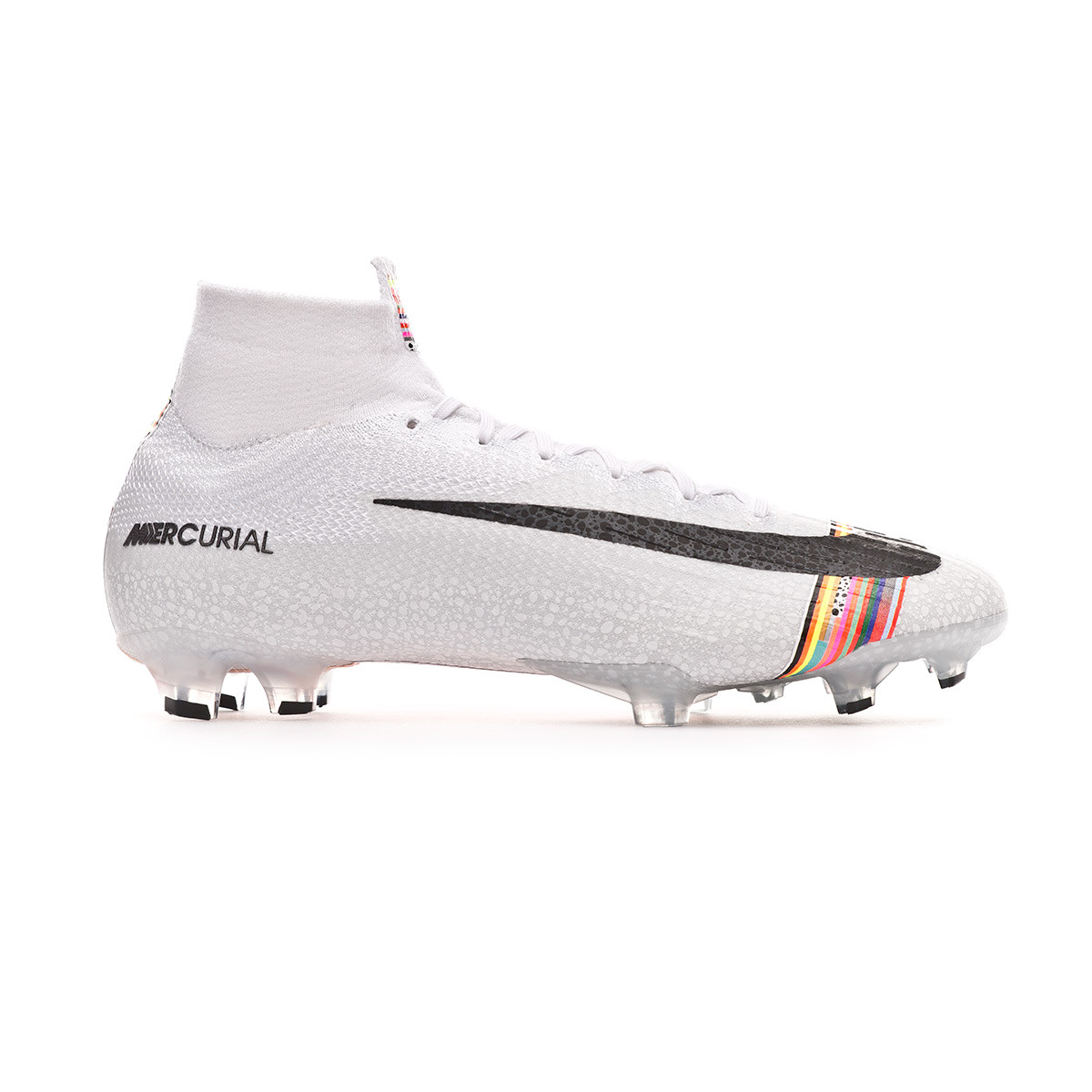 Chaussure De Foot Nike Mercurial Superfly Vi Elite Lvl Up Fg Pure Platinum Black White Boutique De Football Futbol Emotion