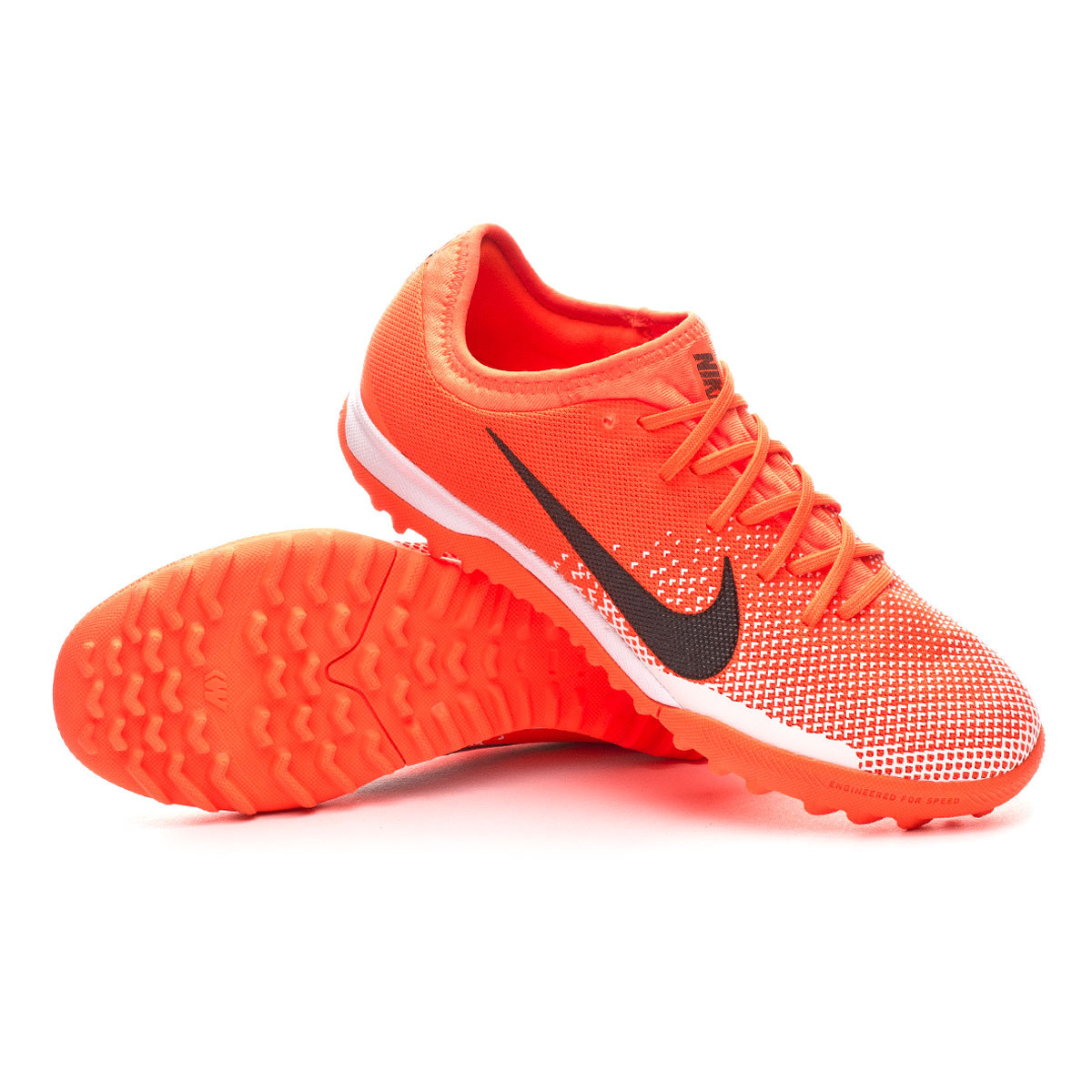 Football Boot Nike Mercurial VaporX XII Pro Turf Hyper crimson-Black-White  - Football store Fútbol Emotion