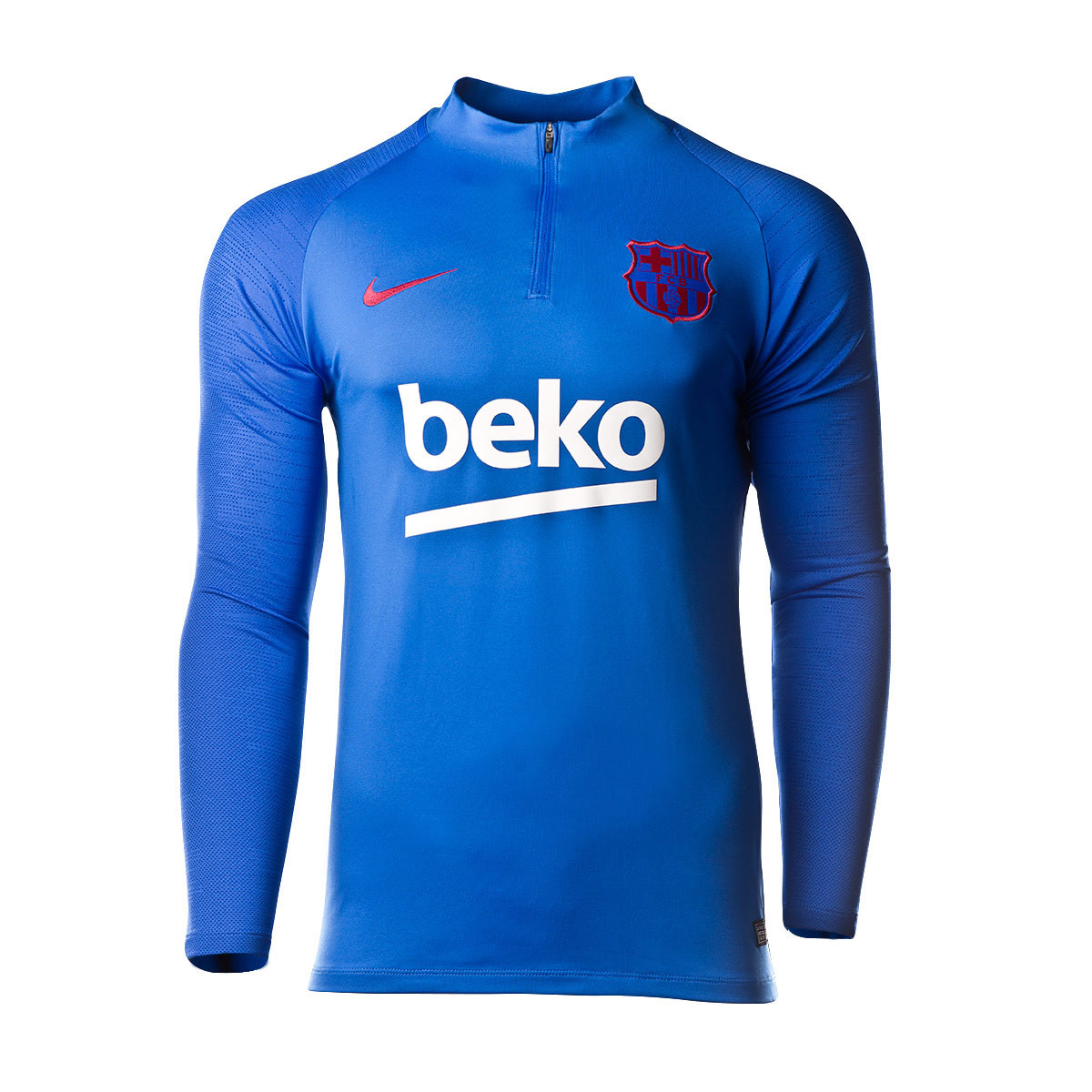 Sudadera Nike FC Barcelona Dry Strike Dril Top 2019-2020 Lyon blue-Noble  red - Tienda de fútbol Fútbol Emotion