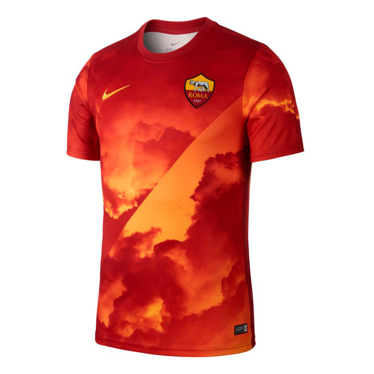 Jersey Nike AS Roma Dry Top SS PM 2019-2020 University gold - Football  store Fútbol Emotion