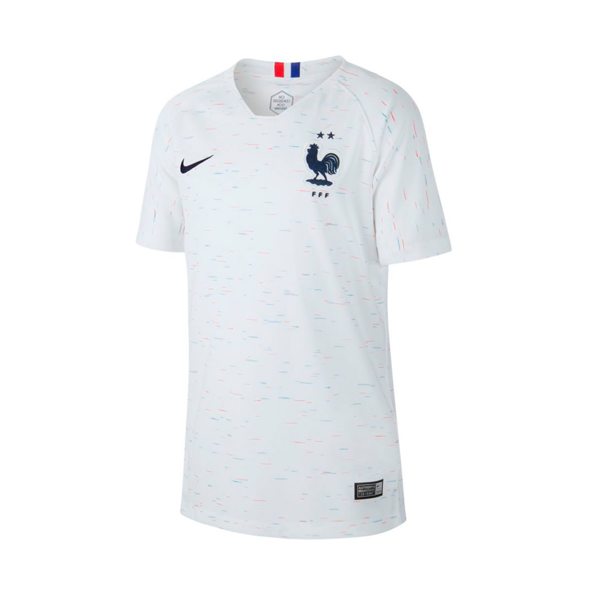 Camiseta Nike Selección Francia Breathe Stadium Segunda Equipación  2018-2019 Niño White-Obsidian - Tienda de fútbol Fútbol Emotion