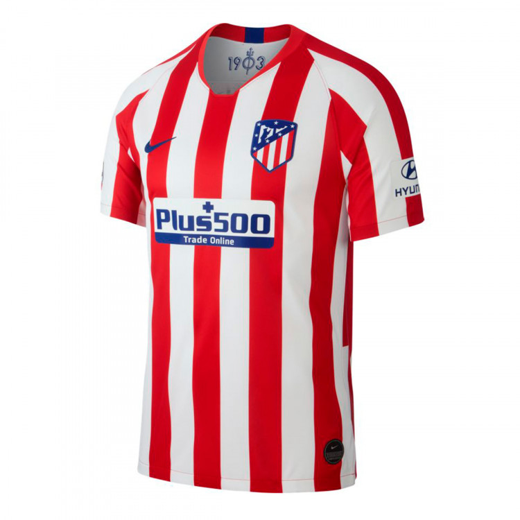 Camiseta Nike Atlético de Madrid Breathe Stadium SS Primera Equipación 2019- 2020 Sport red-White-Deep royal blue - Tienda de fútbol Fútbol Emotion